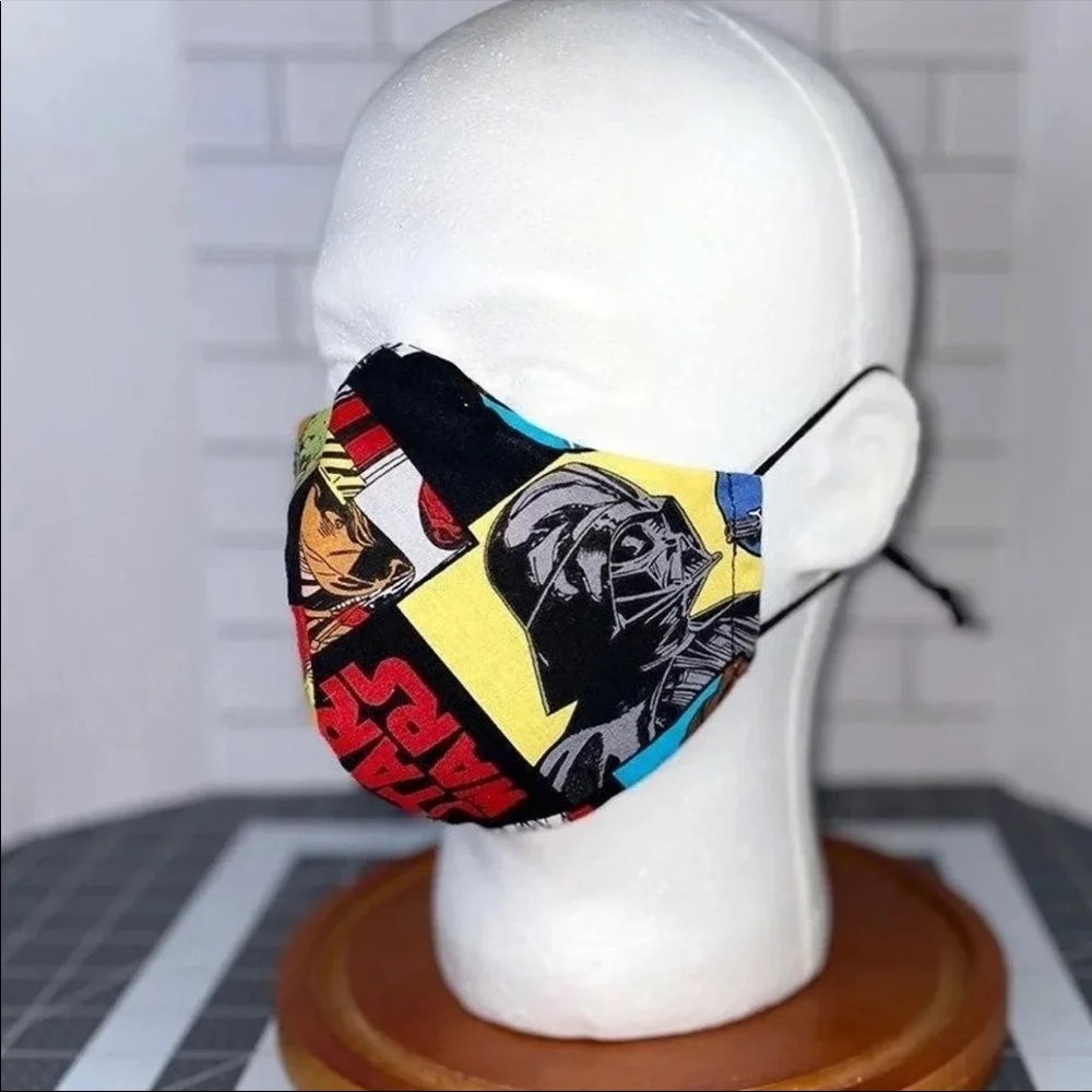 Disney Star Wars Yoda Darth Vader face mask